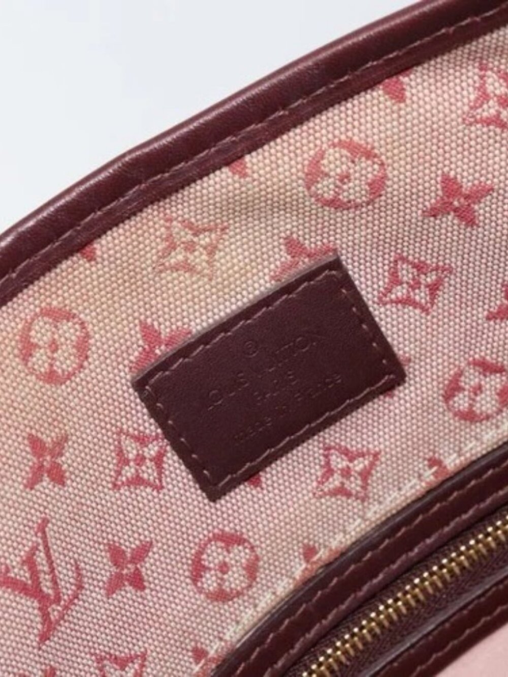 LOUIS VUITTON Monogram Mini Besace Mary Kate Shoulder Bag Red M92321 Auth BA9879 - Picture 13 of 16